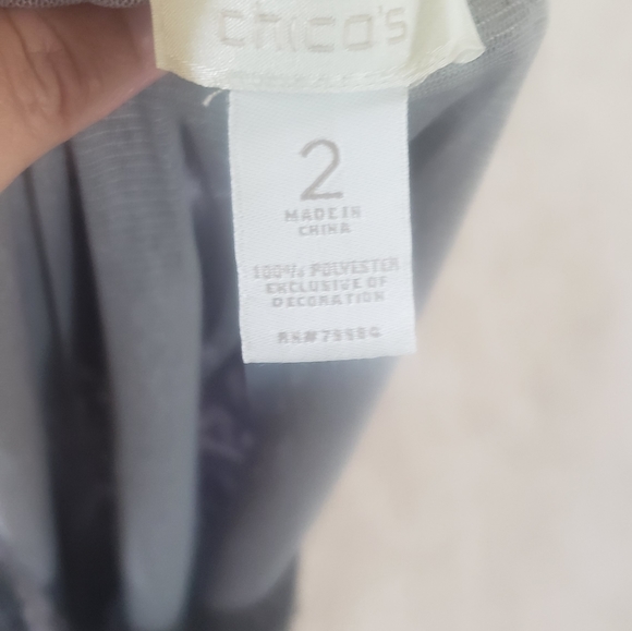 Chico's L Sequins sleeveless top - Picture 6 of 7